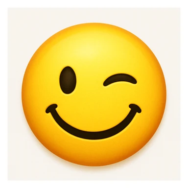 winking emoji sticker
