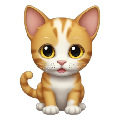 little cat sticker