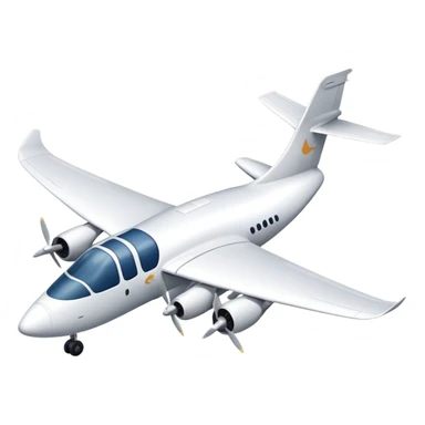 A goose-shaped airplane with wings like a goose but the body of an aircraft sticker