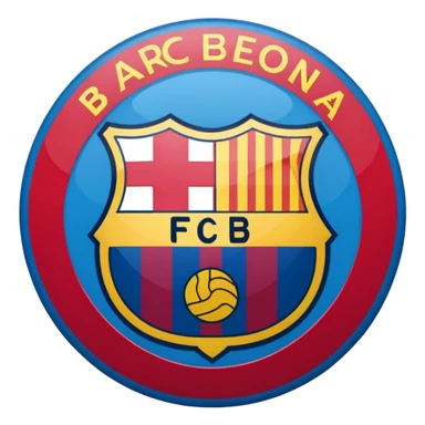 Fc Barcelona logo imoji sticker