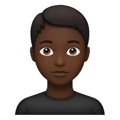 silueta negra persona sticker