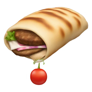 Kebab che dorme sticker