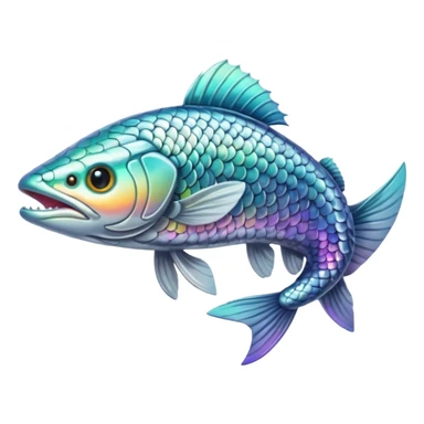Pike Fish sticker