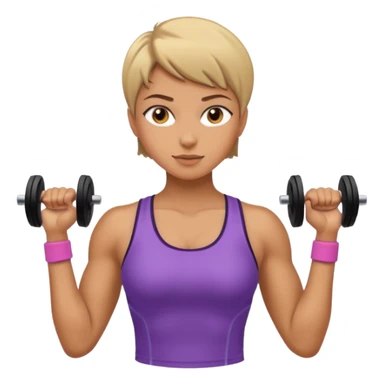 Gym girl sticker