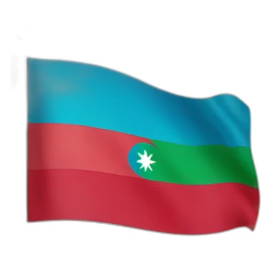 Azerbaijan Flag sticker