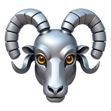 Cybernetic Ram(Goat) head  sticker