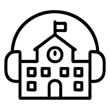 Icon school listening 🎧 sticker