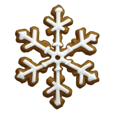 Snowflake with a scarf sticker