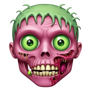 pink zombie sticker