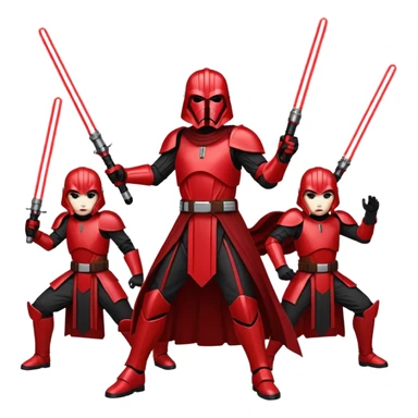 make red sith clan related propaganda sticker
