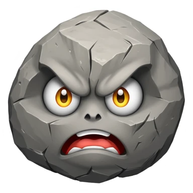 An angry fast rolling it's eyes sticker