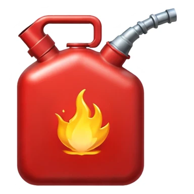 2d red gas can ios emoji sticker