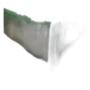 waterfall on road sticker