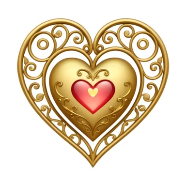 fairy tale themed heart sticker