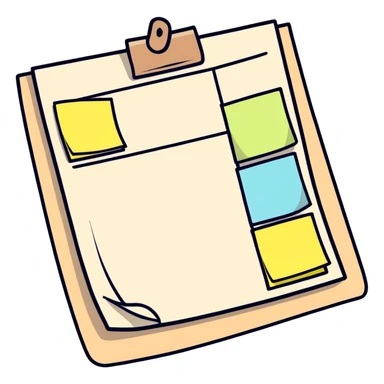Sticky notes for planner sticker