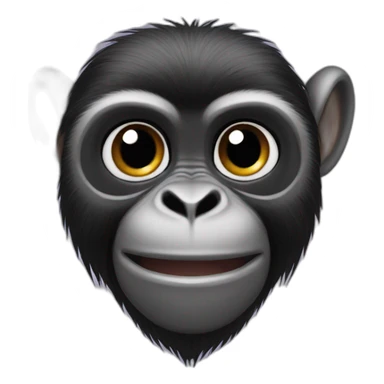 Spider monkey sticker