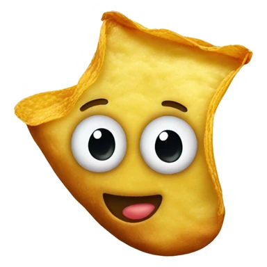 A Potato Chip Goofing Around sticker