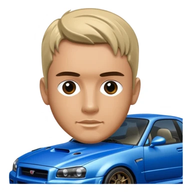 Brian o Connor com GTR R34 sticker