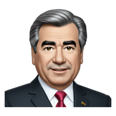 President of Tajikistan Emomali Rahmon sticker