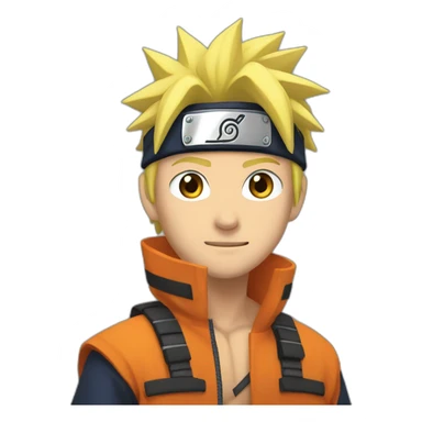 Naruto musicien sticker