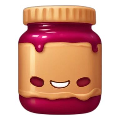 peanut butter and jelly sticker