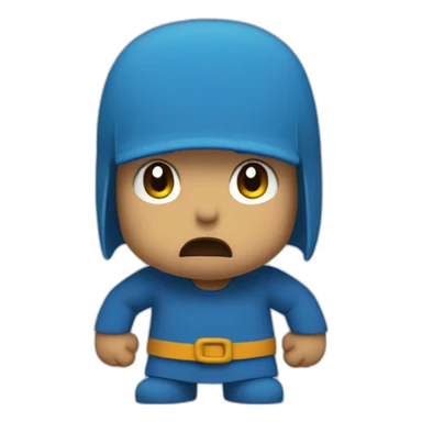 Pocoyo Angry sticker