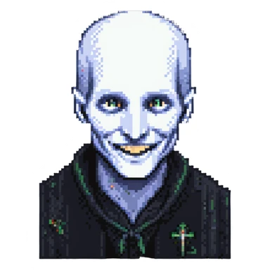 smiling Voldemort sticker