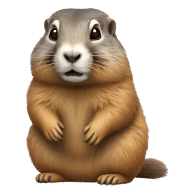 Marmotte sticker