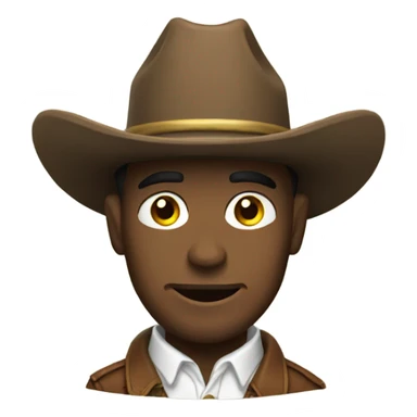 Christmas cowboy  sticker