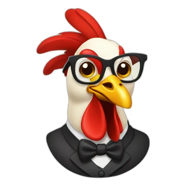 Maître coq sticker