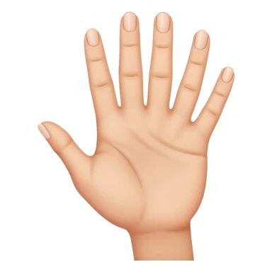 Hand with fingers pinching together “this close” sticker