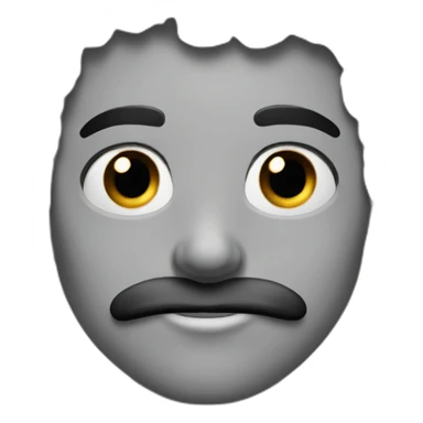 teenager-bold-with-big-moustache-and-earings sticker