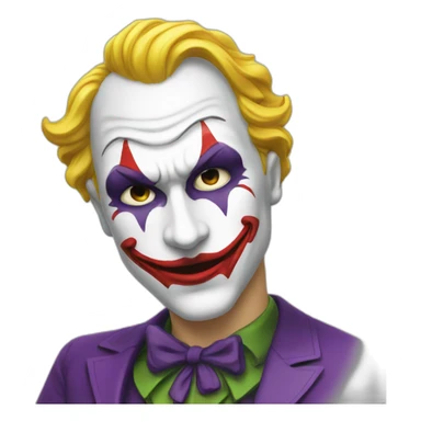 joker playing card sticker