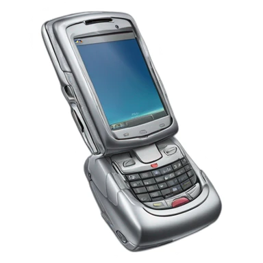 silver Motorola Razr V3 mobile device with the iconic clamshell design. sticker