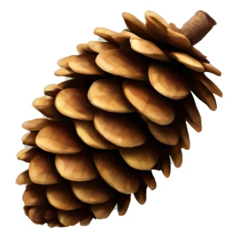 Pinecone sticker