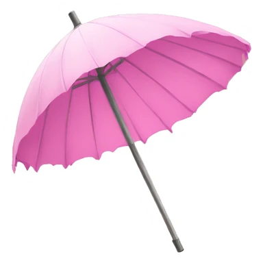 pink parasol sticker