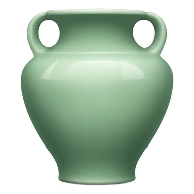 celadon ceramic vase sticker
