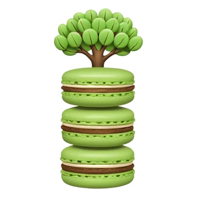 Tree Macarons  sticker