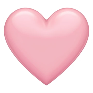 Pastel pink heart sticker