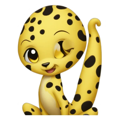 Baby yellow marsupilami sticker