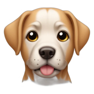 Dog that hides its eyes sticker