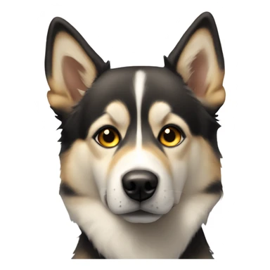 golden eyes Shepsky  sticker