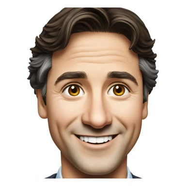 Justin trudeau happy sticker