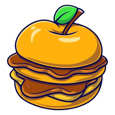 apple fritter sticker