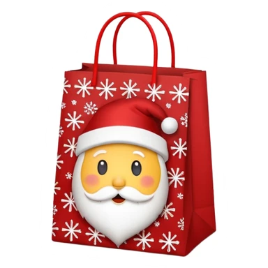 christmas lpaper unch bag sticker