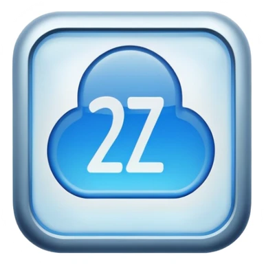 a blue sign 27/7 sticker