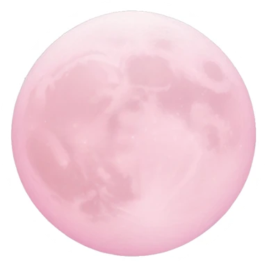pastel pink moon sticker