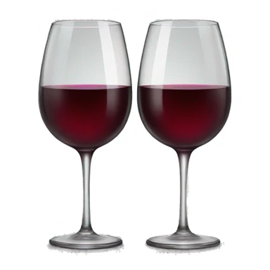 2 wine glasses  sticker