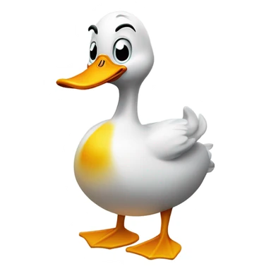 Drunk duck farting sticker