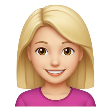 Painting girl sticker